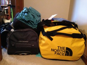 Overflowing bags