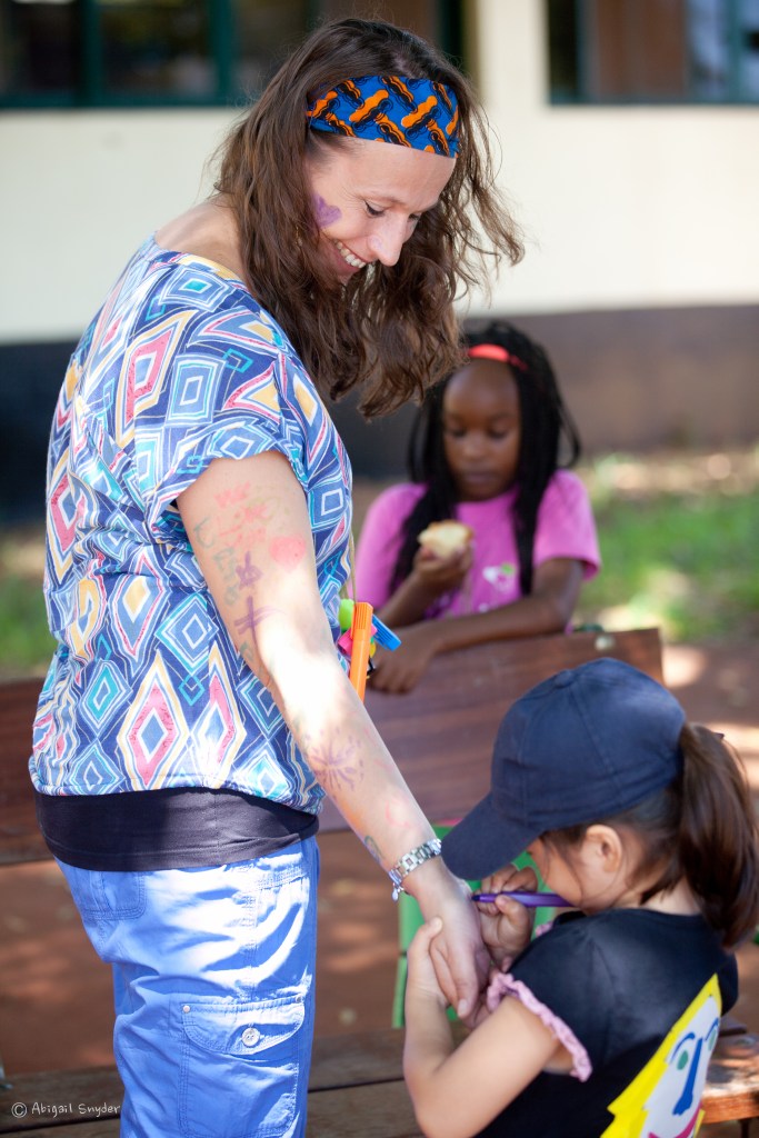 The Primary Principal gets highlighted for Color Explosion Day!